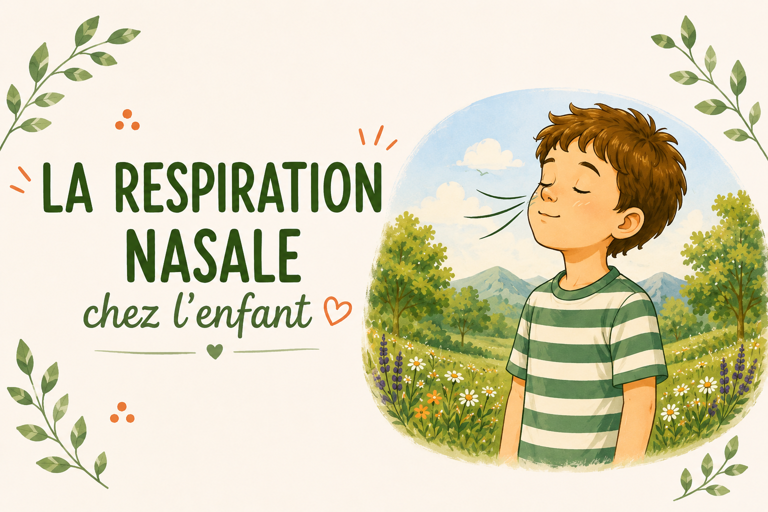 Couverture : La respiration nasale chez l’enfant